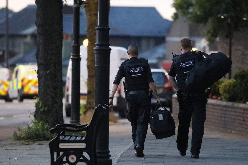  Policemen Wearing Ballistic Vests